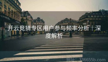开云竞猜专区用户参与频率分析｜深度解析