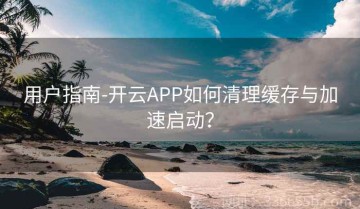 用户指南-开云APP如何清理缓存与加速启动？