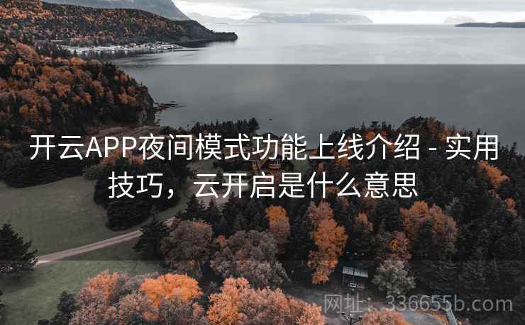 开云APP夜间模式功能上线介绍 - 实用技巧，云开启是什么意思