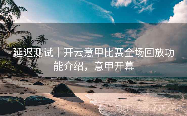 延迟测试｜开云意甲比赛全场回放功能介绍，意甲开幕