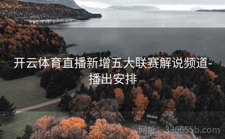 开云体育直播新增五大联赛解说频道-播出安排