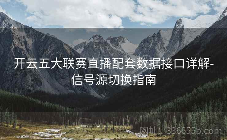 开云五大联赛直播配套数据接口详解-信号源切换指南